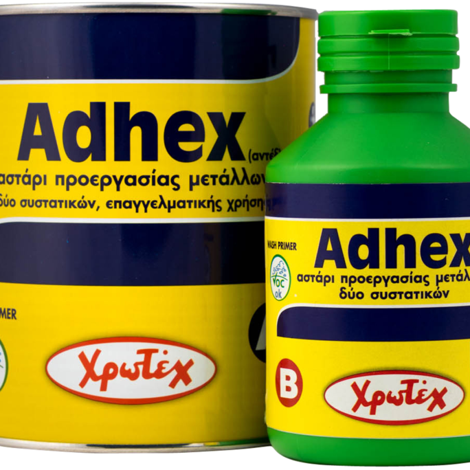 Adhex Ειδικά προϊόντα για μεταλλικές επιφάνειες